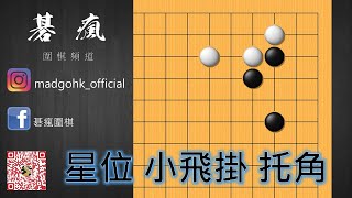 【碁瘋圍棋】冰哥講定式 | 第一集：星位小飛掛 托角