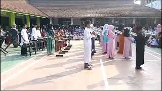 Marching Band Gita winaya pada penutupan MPLS Sdn 1 munjul jaya Purwakarta