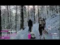 fpv majestic snow walk on sljeme experience the thrill of winter day