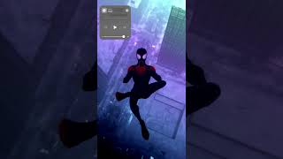 Miles Morales Transition Post Malone ft Swae Lee - Sunflower Remix! #shorts #spiderman #fyp