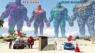 Franklin Blue Gang Vs Lava God Red Gang Challenge for Most expensive Car in gta 5