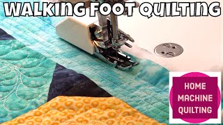 Begin Walking Foot Quilting on the Janome 1600 Home Sewing Machine