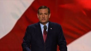 Ted Cruz abucheado y Pence bienvenido en convención republicana