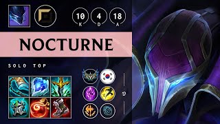 Nocturne Top vs Aatrox: Super CC - KR Challenger Patch 14.18