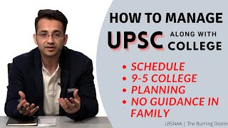 Junaid Ahmed UPSC preparation Strategy  IAS Junaid Ahmad tells How to manage UPSC along with College