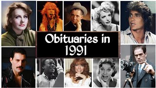Obituaries in 1991: Remembering the Most Notable Figures We Lost in 1991