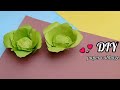 How to make paper cabbage / DIY paper cabbage /paper craft idea /Cute paper craft