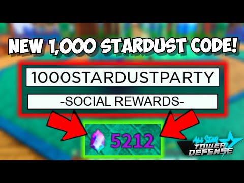 UPDATE STARDUST ALL STAR TOWER DEFENSE CODES - ASTD CODES - ROBLOX ALL ...