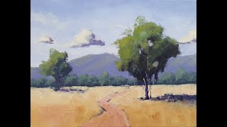 Learn To Paint TV E103 - Simple Landscape Painting For Beginners