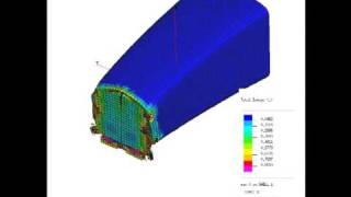 PhD Nosecone Impact Simulation - Damage Progression