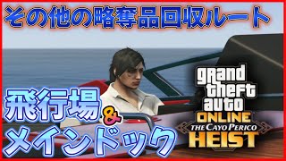 【GTA5】カヨ・ペリコ強盗「飛行場回収→下水道侵入ルート」＆「メインドック回収→下水道侵入ルート」