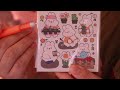 asmr cute stationery store🐰💕 sales packaging roleplay