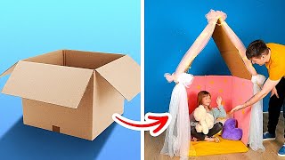 20 CLEVER WAYS TO REUSE CARDBOARD AND PLASTIC || Useful DIYs You Can Make in 5 Minutes!