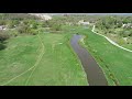 before drone flight meadow restoration project at rogers reservoir