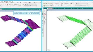 Staircase Design using by Staad Pro V8i