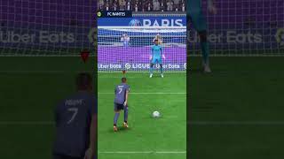 Penalty By Mbappé in FIFA23 on Ps5 #ps5 #mbappe #fifa23 🤩