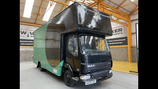 New In Stocklist For Sale: DAF LF45 150 4X2 7.5 TONNE REMOVAL/BOX TRUCK - 2006 - RX06 HHF