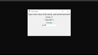 Color Game In Python With Source Code | Source Code & Projects