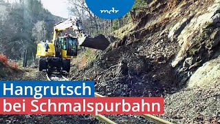 Erdrutsch legt Harzer Schmalspurbahn kurzzeitig lahm | MDR um 4 | MDR