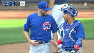 CHC@MIL: Cubs double play in the 9th seals victory