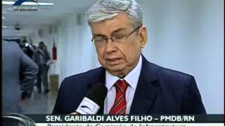 Jornalismo - Senador Garibaldi Alves destaca pontos a serem abordados com o ministro Nelson Barbosa