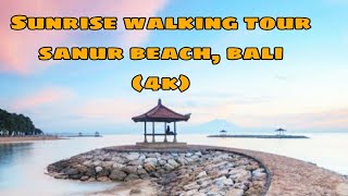 Sunrise Walking Tour at SANUR BEACH, BALI#travel #bali #walkingtour #balivlog