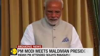 PM Modi meets Maldivian president after swearing-in ceremony