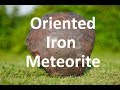 METEORITES360° - Oriented iron meteorite from Niger