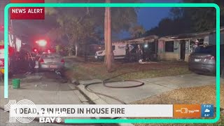 1 person dead, 2 hurt following St. Pete house fire