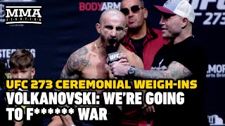Alexander Volkanovski On Final Korean Zombie Faceoff: 'We're Going To F****** War!' | UFC 273