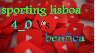 benfica vs sporting lisboa Goles [  4-0  ]  Portugal Super Cup 🔥🔥