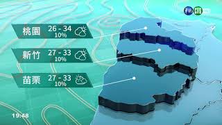 名各地晴朗炎熱 午後部分地區留意短暫雨｜華視生活氣象｜華視新聞 20210602
