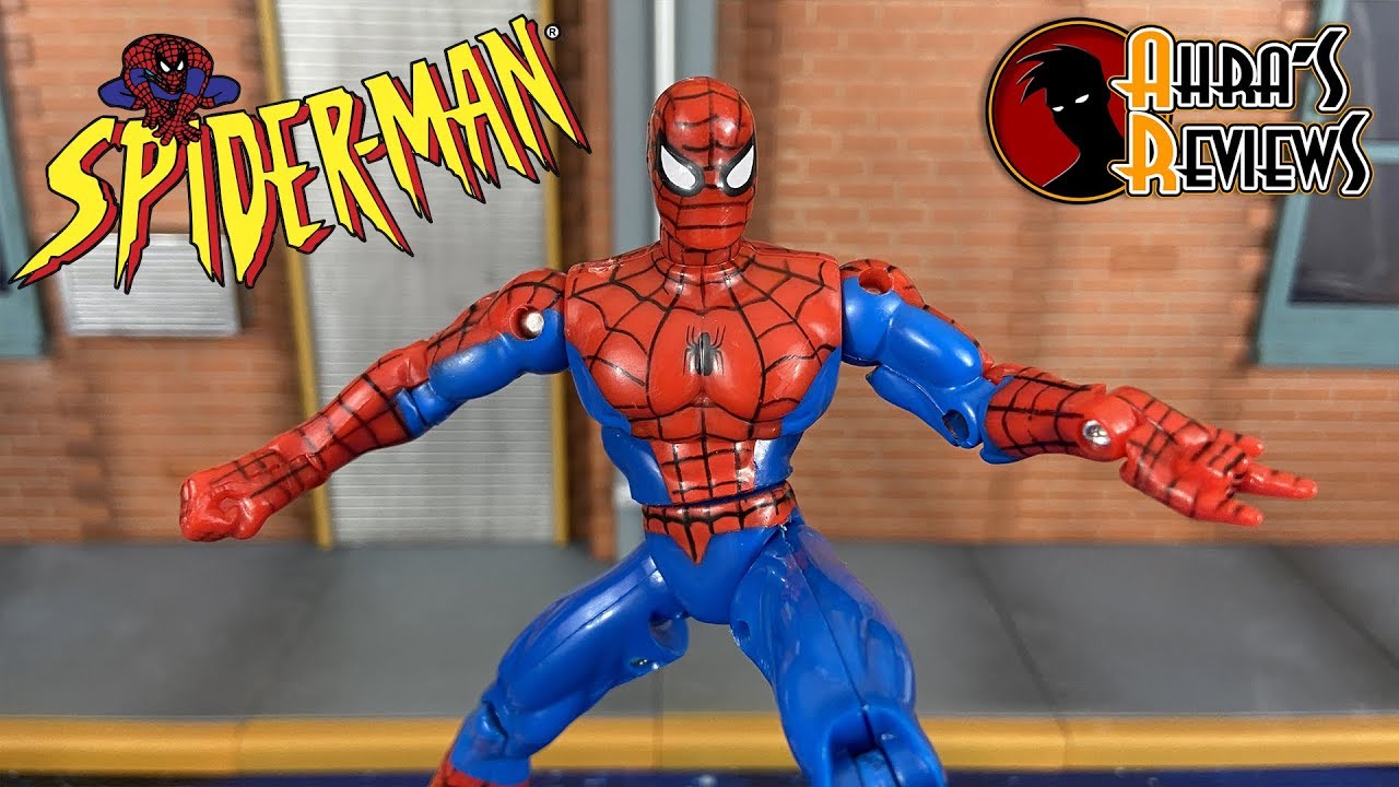 Toy Biz Super Poseable Spider-Man Animated Series Action Figure 1994 ...