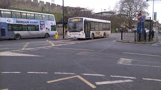 York Pullman Advertising My37 Route at York railway station Bus station