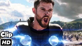 Thor Arrives in Wakanda Scene in Hindi Avengers infinity War  Movie Clip HD