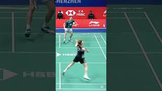 One-on-one confrontation between two Danish players | LI-NING China Masters 2024