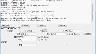 Python SQLite Write App