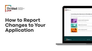 Report Changes to Your Application