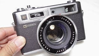 ヤシカ エレクトロ35ゴールドメカニカの使い方 How to use YASHICA ELECTRO35 GOLDMECHANICA 1960s Electoric Shutter Camera