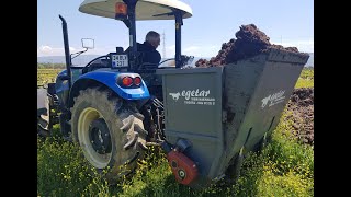 Kendinden yüklemeli 1,5 m3 Kompost gübre yayıcı/Self-loadıng 1,5 m3 Compost manure spreader Turkiye