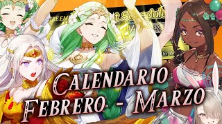 Este Mes en #feh | Calendario Febrero-Marzo | El AHR esta AQUÍ, Conejos, Emblema Marzo? | En Español