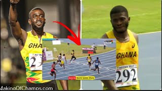 FLASH⚡️Men’s 200: 1st Paul Amoah \u0026 2nd Ibrahim Fuseini lead 🇬🇭Ghana to final • 2023 African Games