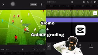 EFOOTBALL23 mobile | Slomo+colour grading | 4k editing | CapCut