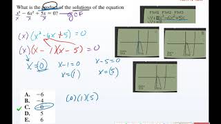 ACT Prep Unit 3 Subtest Elementary Algebra