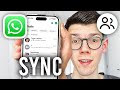 How To Sync WhatsApp Contacts - iPhone & Android