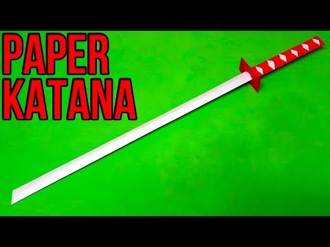 How to make a Paper Sword | Japanese Katana Sword How to make a Paper Sword | Japanese Katana Sword