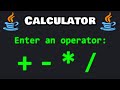 Let's code a simple calculator with Java! 🖩