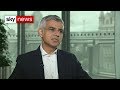 Sadiq Khan: 'We shouldn't be rolling out the red carpet'