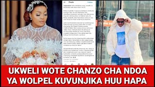 KIMENUKA WOLPER AFUNGUKA UKWELI WOTE NDOA YAKE KUVUNJIKA TAYARI AMESHA PEWA TALAKA  WANAUME WABAYA