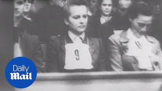 'Hynea of Auschwitz' awaits sentence at Belsen trials - Daily Mail